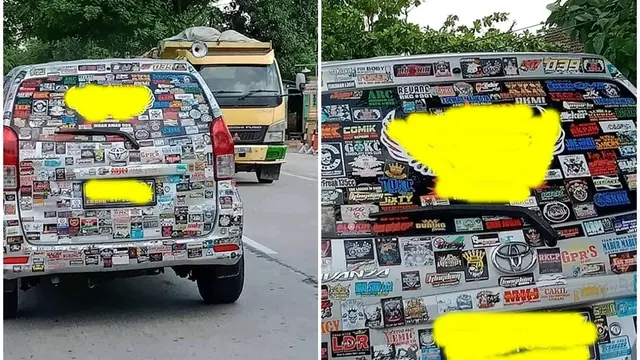 9 Stiker Kendaraan Ini Terlalu Berlebihan, Jadi Pusat Perhatian di Jalan