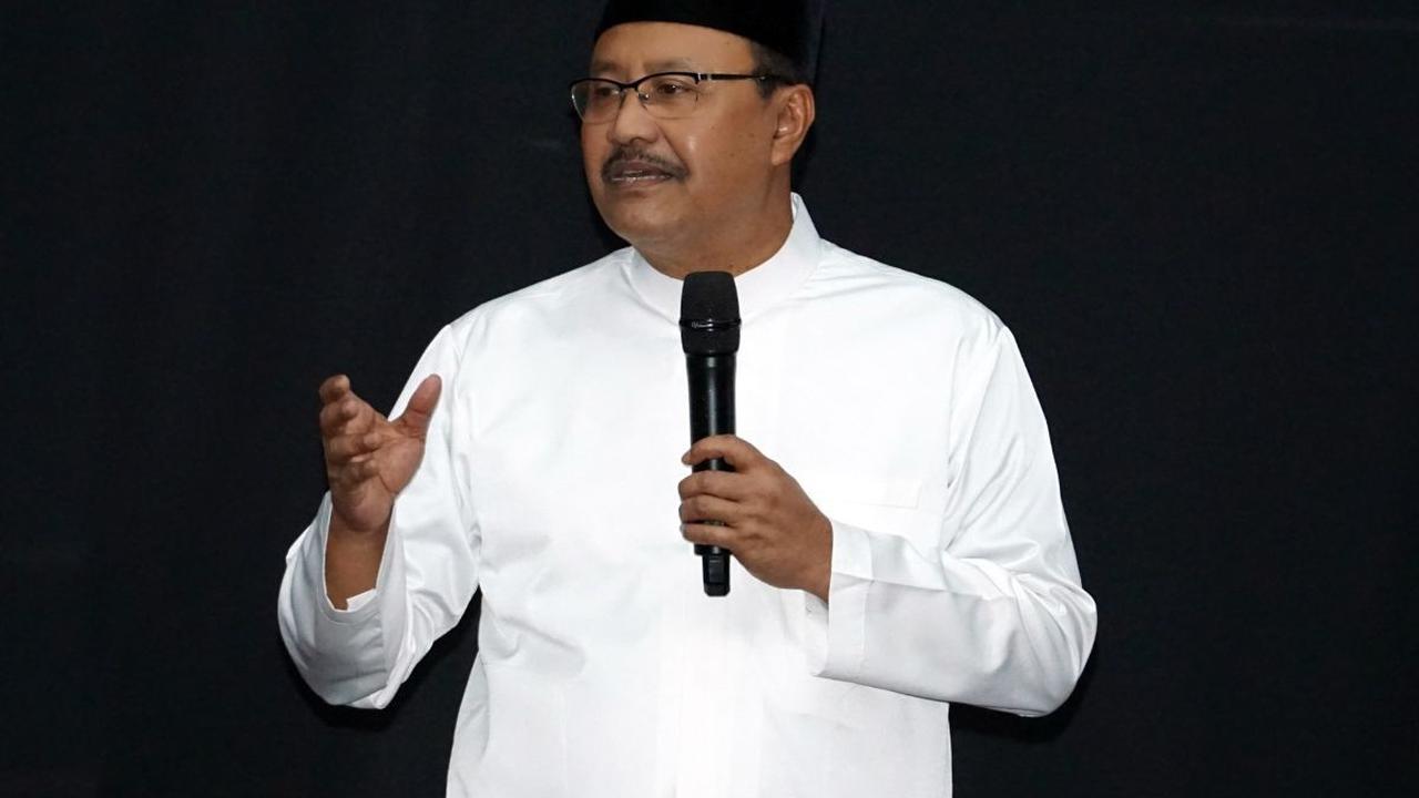 Dalam sambutan Gus Ipul menyampaikan bahwa kegiatan tarawih akan dilaksanakan tiga kali selama bulan ramadan tahun ini.