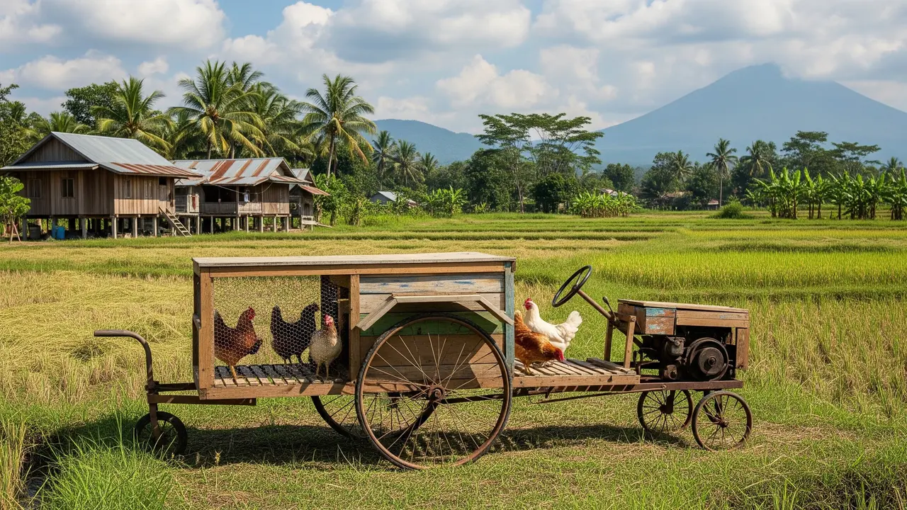 Inspirasi Kandang Portable yang Mudah Dipindah saat Musim Hujan