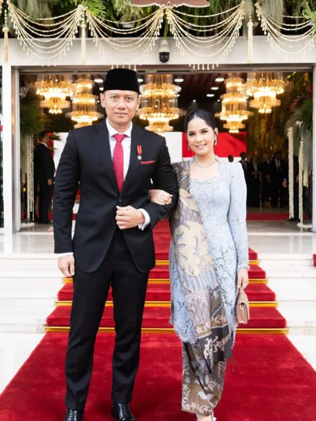 Fashion Annisa Yudhoyono Ala Ibu Pejabat yang Berwibawa
