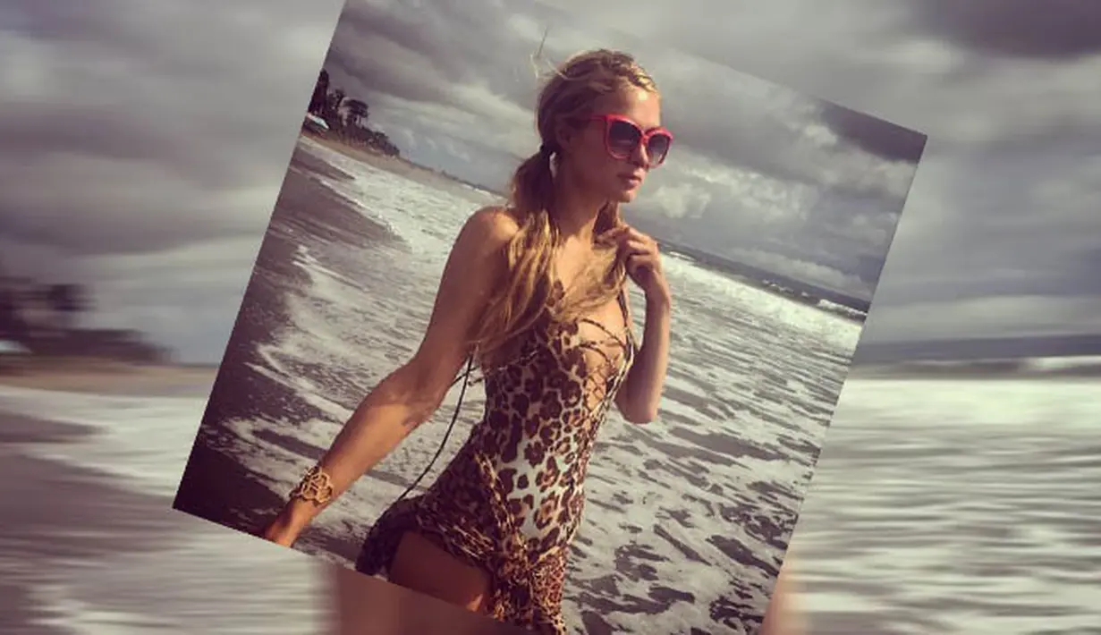 Bintang Hollywood Paris Hilton mengunggah foto-fotonya tengah berlibur di Bali pada Minggu (25/1/2015). (instagram.com/parishilton)