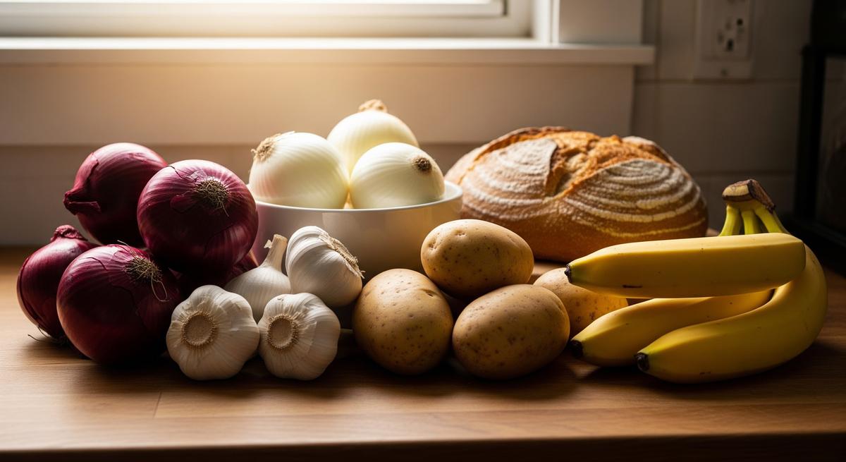 Bahan Dapur yang Tidak Perlu Disimpan di Kulkas (AI Generated)