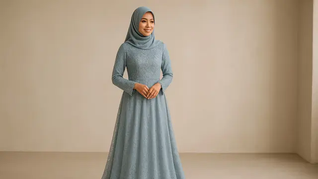 Model Gamis Payet Mewah/Ilustrasi gambar oleh AI