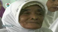 Seorang nenek yang usianya hampir 90 tahun menjadi jemaah calon haji tertua di Sidoarjo, Jawa Timur. 