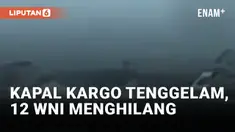 Kapal Kargo Tenggelam di Perairan Taiwan, 12 ABK WNI Hilang