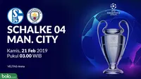 Liga Champions: Schalke 04 Vs Manchester City (Bola.com/Adreanus TItus)