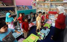 FOTO: Ini Keseruan Belajar di RPTRA Malinjo, Anak-Anak Mendapatkan Pendidikan Bahasa Inggris dan Berhitung Gratis