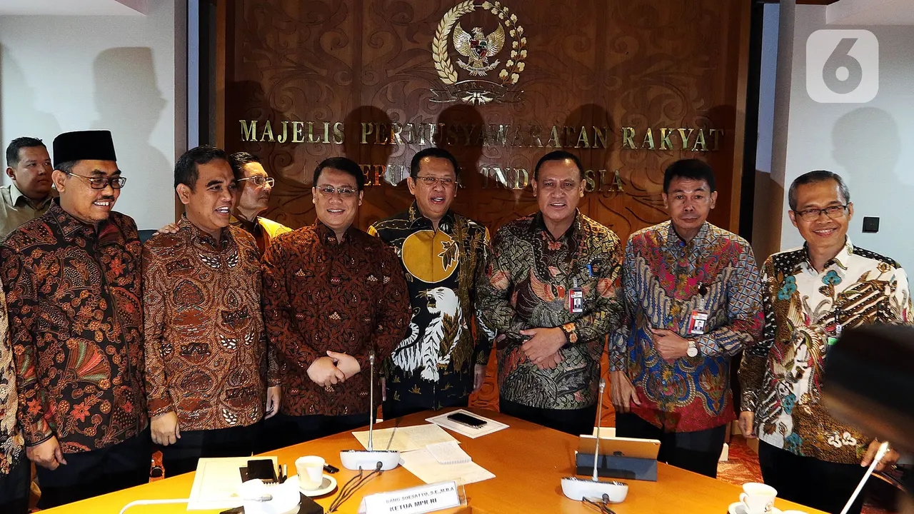 Pimpinan KPK Sambangi MPR