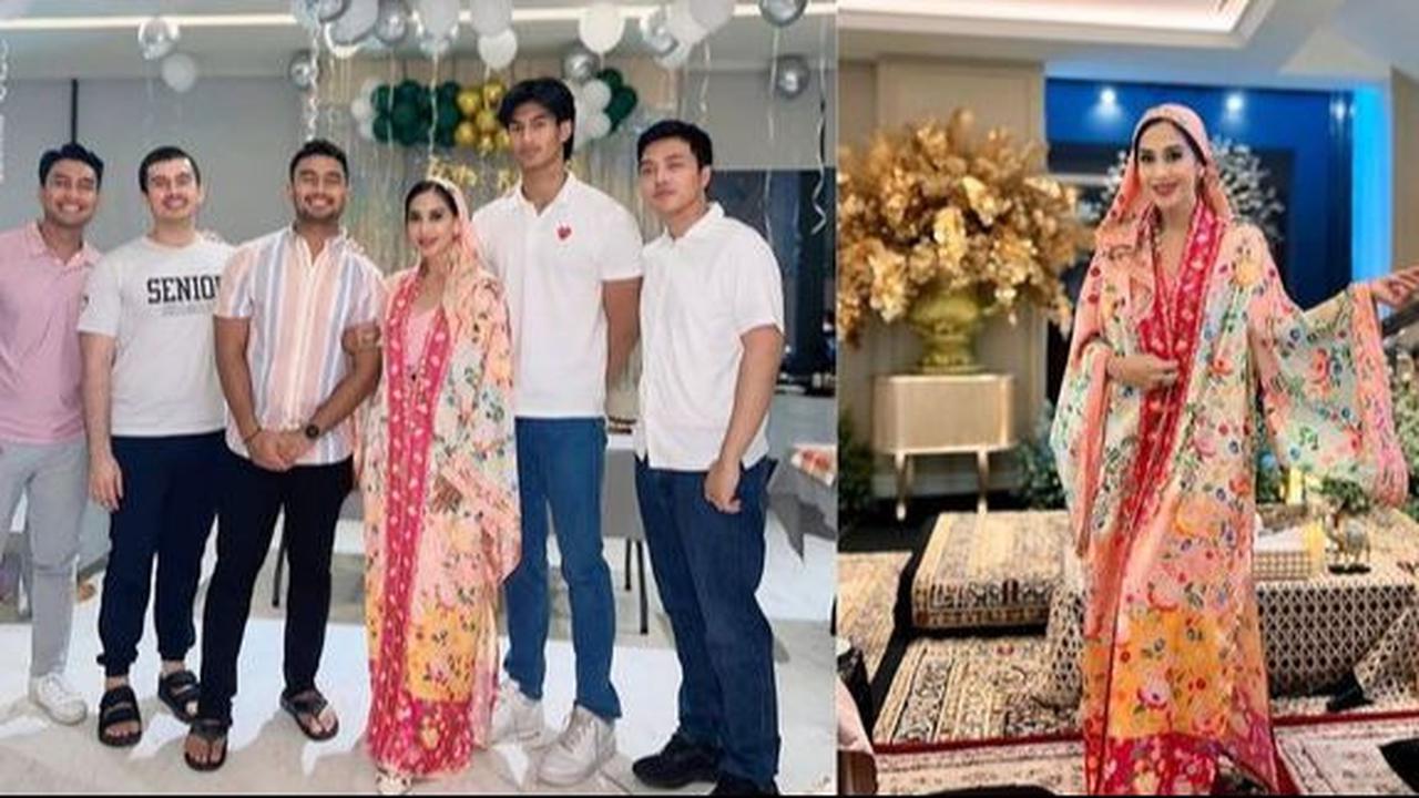 Potret Cantik Diah Permatasari Saat Hadiri Bukber, Pesona Anak dan Keponakan Curi Perhatian