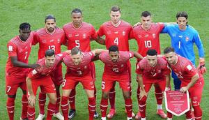 Timnas Swiss. (AP Photo/Ebrahim Noroozi)