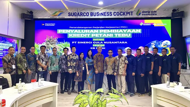 KB Bank Indonesia Salurkan Pembiayaan Rp400 Miliar ke PT Sinergi Gula Nusantara, Dorong Ketahanan Pangan dan Pertanian Berkelanjutan