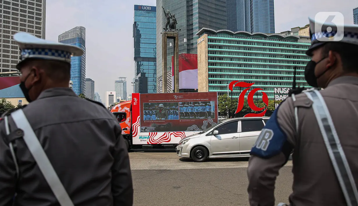 Mobile LED tersebut disiapkan oleh Pemerintah Provinsi (Pemprov) DKI Jakarta. (Liputan6.com/Angga Yuniar)