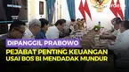 Presiden Prabowo Subianto memanggil Gubernur Bank Indonesia (BI) Sementara Destry Damayanti ke Kompleks Istana Kepresidenan Jakarta, Senin (27/7/2026).

Pertemuan tersebut berlangsung di tengah transisi kepemimpinan BI setelah Perry Warjiyo mengundurkan diri dari jabatannya sebagai Gubernur BI....
