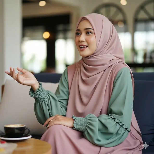 Model Lengan Gamis Rempel Paling Baru