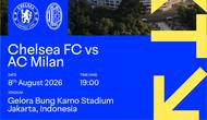 Chelsea dan AC Milan akan bertanding pada pramusim di Stadion Gelora Bung Karno (SUGBK), Jakarta, Indonesia. (Dok. Chelsea)