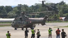 KKB tidak hanya menyandera dan membunuh pilot Mr. Glen Malcolm Conning tetapi juga membakar Helikopter Jenis IWN, MD.500 ER PK yang dikemudikan korban. (Sevianto PAKIDING / AFP)
