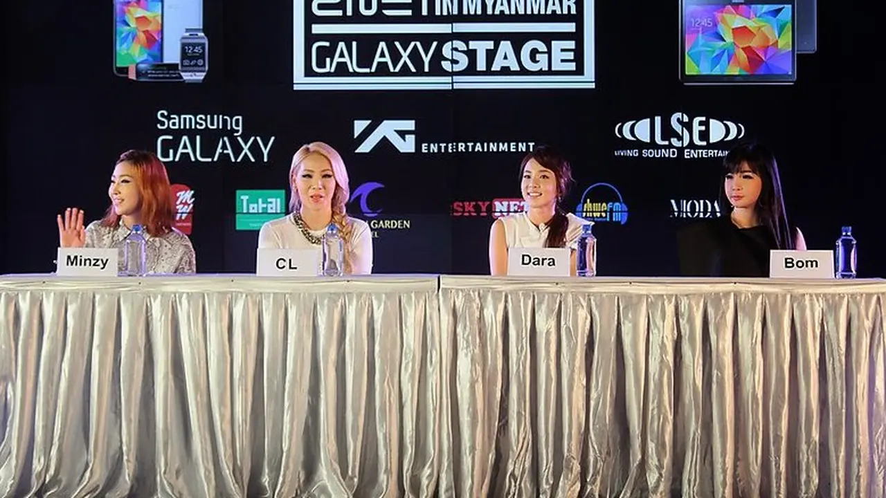2NE1 Gelar Aksi Tak Terlupakan di Myanmar