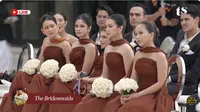 6 Potret Bridesmaid &amp; Groomsmen di Pemberkatan Nikah Ranty Maria-Rayn Wijaya di Bali
