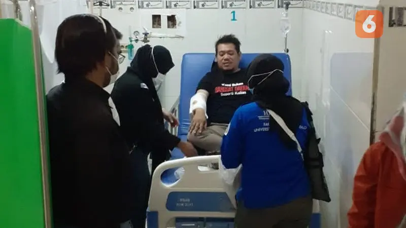 JR kini dirawat di Rumah Sakit Aloe Saboe, Kota Gorontalo (Arfandi Ibrahim/Liputan6.com)