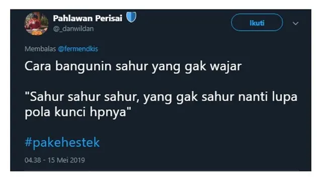 Cara Bangunin Sahur yang Enggak Wajar Versi Netizen