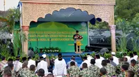 KSAL Laksamana TNI Ade Supandi buka puasa bersama Marinir di Bhumi Marinir Cilandak Jakarta Selatan. (dokumen Marinir)