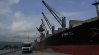 Pelindo I Layani Ekspor Tanah Indonesia ke Bangladesh