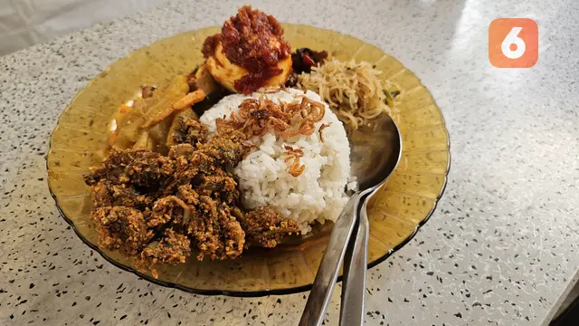 Nasi Uduk Medan (Foto: Aditya Eka Prawira/Liputan6.com)