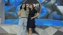 Adhisty Zara dan Hasyakyla Utami Kusumawardhani, tampil kompak saat menjadi bintang tamu di acara Tonight Show. (Foto: Instagram/@hasyakyla)