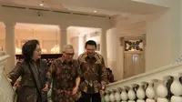 Eks Wapres Try Sutrisno Hadiri Acara Pajak di Balai Kota Jakarta