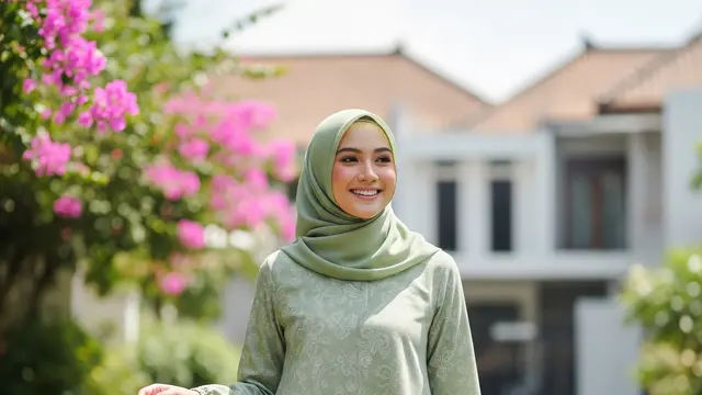 Model Tunik dan Celana yang Nyaman untuk Lebaran Seharian (AI)