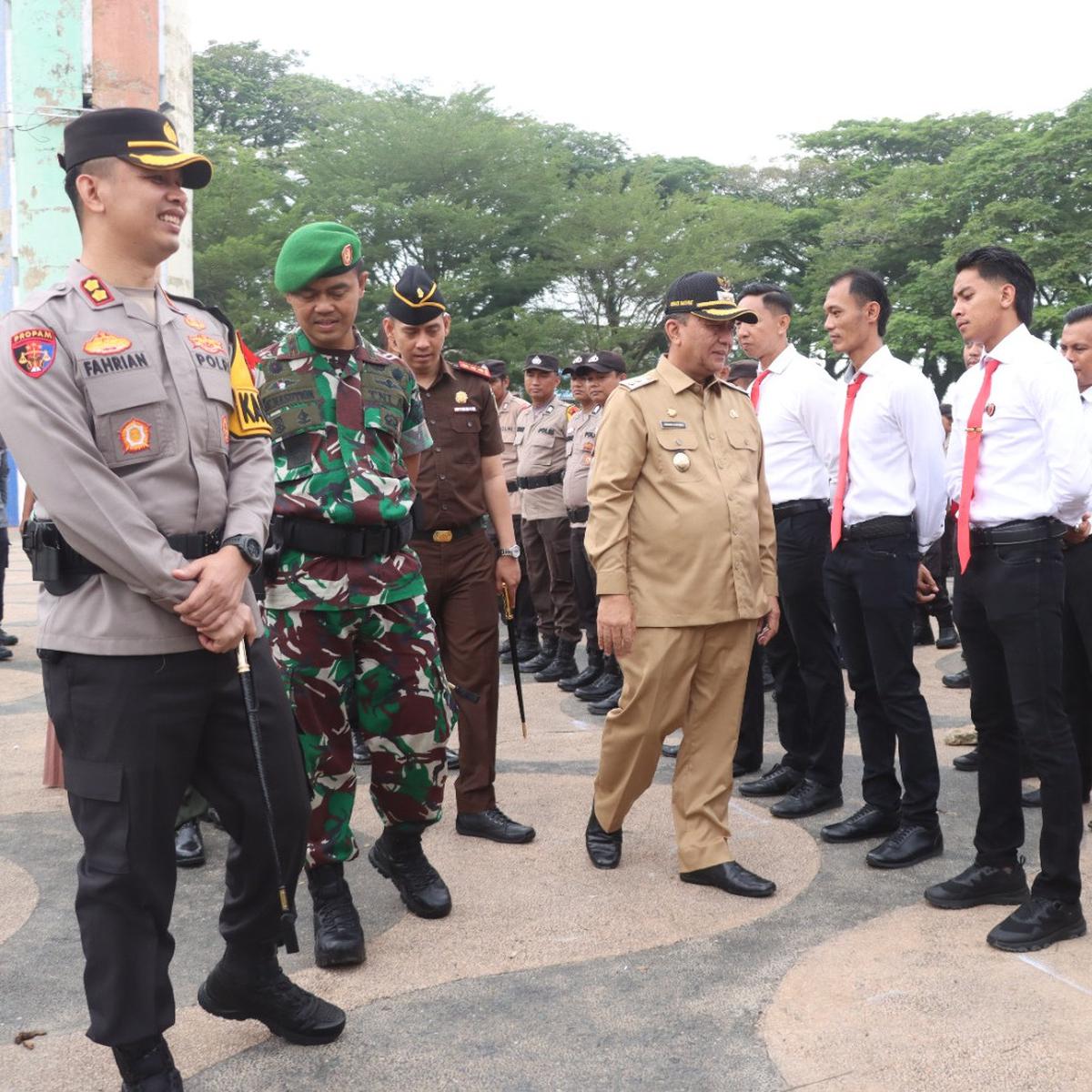 Apel Gelar Pasukan Polres Inhu