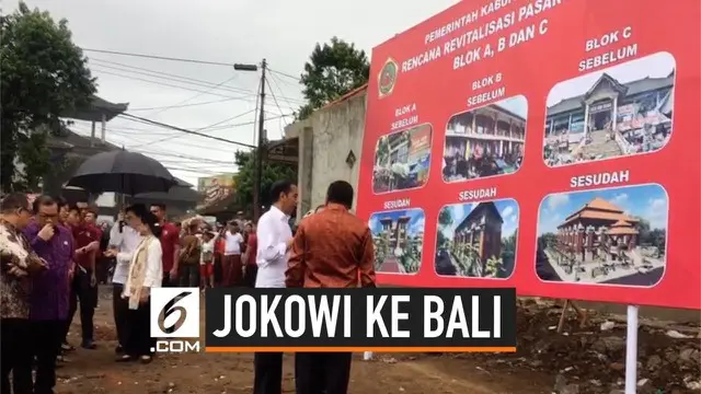 VIDEO: Sidang MK Dimulai, Jokowi Tinjau Revitalisasi Pasar di Bali