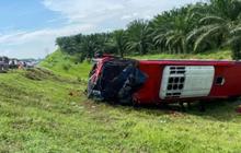 Bus Halmahera Kecelakaan di Tol JMKT Serdang Bedagai, Empat Penumpang Meninggal Dunia