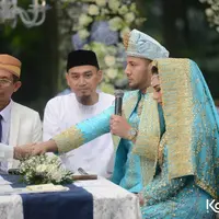 Ammar Zoni dan Irish Bella menikah (Kapanlagi.com/Bayu)
