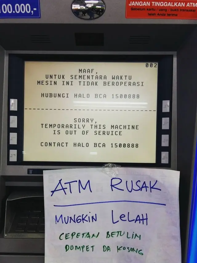 6 Imbauan 'Maaf Rusak' Ini Bikin Tepuk Jidat