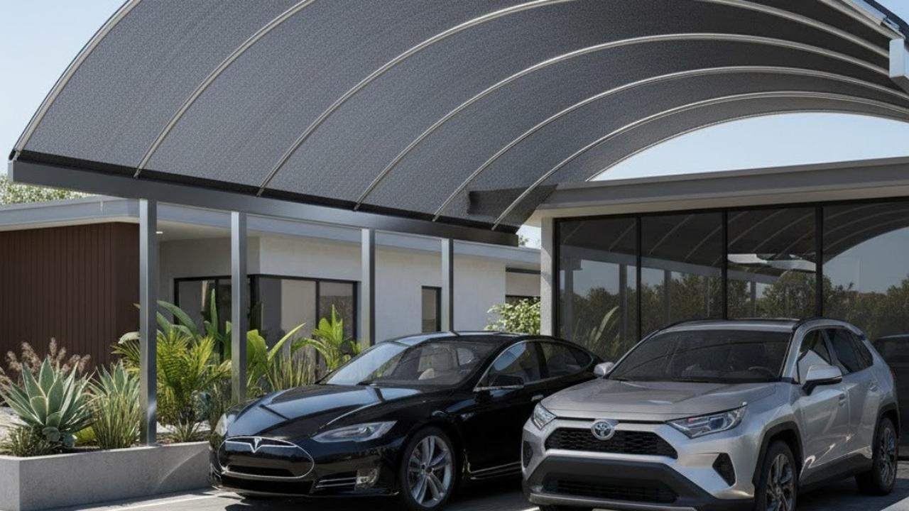 7 Desain Paranet untuk Carport, Percantik Rumah dan Lindungi Kendaraan Terlindungi dari Terik Matahari
