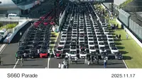 Rayakan Satu Dekade Honda S660, Ratusan Pemilik Berkumpul di Suzuka dan Pecahkan Rekor Baru