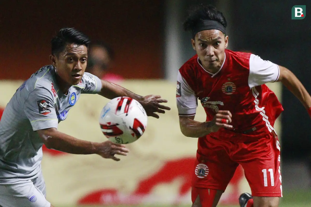 FOTO:  2 Gol Persija Bikin Persib Keok di Paruh Waktu Final Leg Pertama Piala Menpora