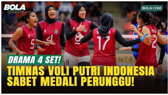 Drama 4 Set! Timnas Voli Putri Indonesia Rebut Perunggu SEA Games 2025