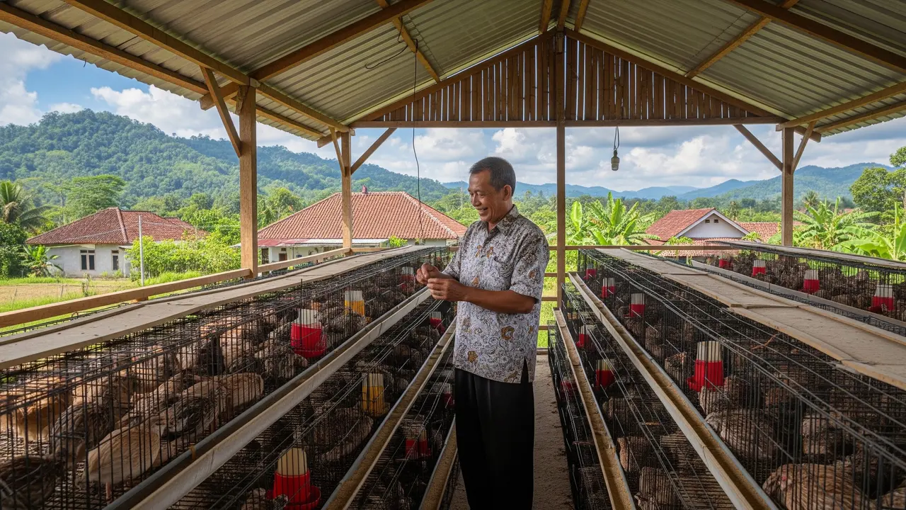 Ternak Burung Puyuh PetelurGemini AI
