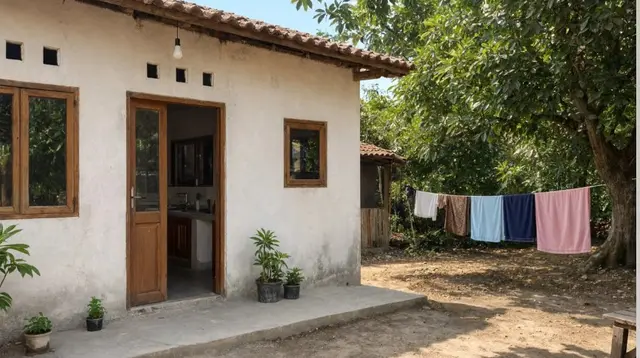 9 Rumah Kecil di Desa dengan 2 Kamar yang Bisa Jadi Inspirasi, Hemat Lahan