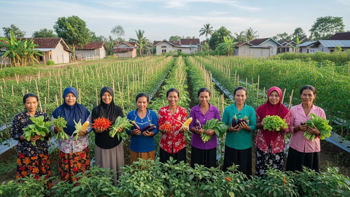 8 Ide Kebun Sayur Tumpangsari Tradisional untuk Organisasi Ibu-ibu di Desa
