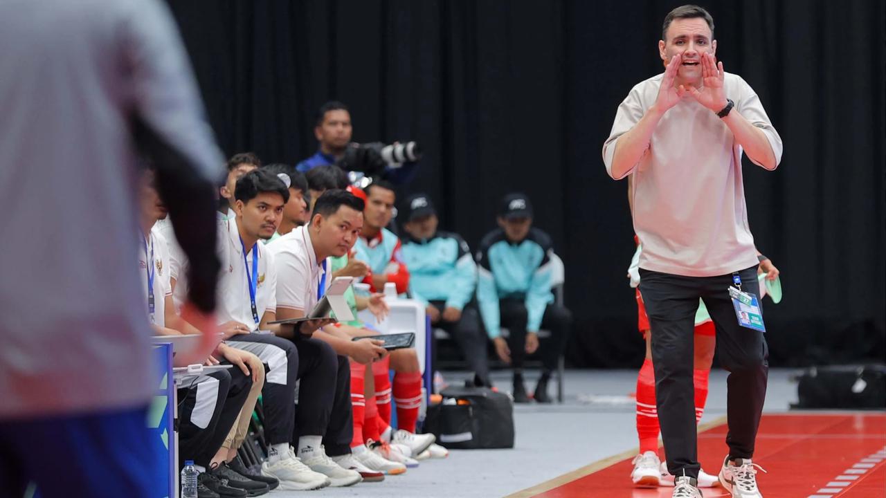FOTO: Kehadiran Shin Tae Yong Saat Timnas Futsal Indonesia Bungkam Korea Selatan