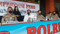 Tim DVI RS Polri mengumumkan 1 korban meninggal karena kebakaran Lapas Kelas I Tangerang teridentifikasi, Kamis (9/9/2021). (Liputan6.com/ Ady Anugrahadi)