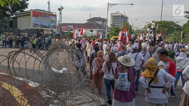 Aksi Menuntut Hitung Ulang Pemilu 2019 di Semarang