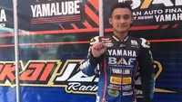 Yoga Adi Pratama berhasil finis pertama pada sesi kualifikasi seri pertama Yamaha Cup Race 2020 di Boyolali. (Istimewa)