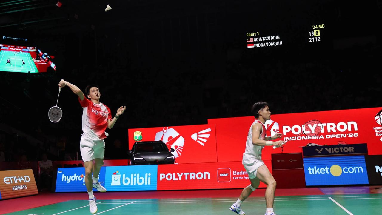 FOTO: Ganda Putra Indonesia Gagal Akhiri Puasa Gelar di Indonesia Open