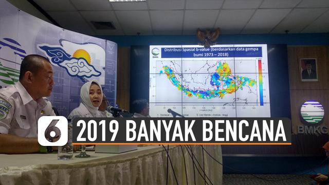 Bencana cuaca, iklim dan gempa bumi signifikan terjadi di 2019. Kepala BMKG, Dwikorita Karnawati menjelaskan penyebabnya.