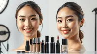 perbedaan concealer dan foundation ©Ilustrasi dibuat AI