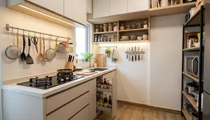 11 Model Dapur Kecil dengan Penyimpanan Vertikal agar Leluasa saat Masak